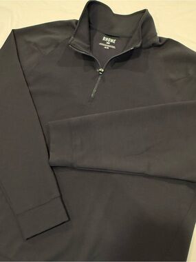 Rhone Commuter 1/4 Zip Pull Over Long Sleeve Sweater Mens XL performance